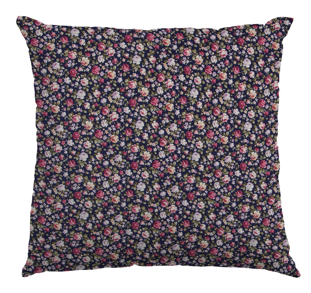 Cretonne Floral Popeline Cretonne Violett - Ribes y Casals