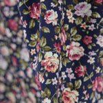Cretonne Floral Popeline Cretonne Violett - Ribes y Casals