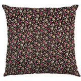 Cretonne Floral Popeline Schwarz - Ribes y Casals