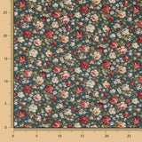Cretonne Floral Popeline Grün - Ribes y Casals