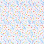 Popeline Florecitas Blau - Ribes y Casals