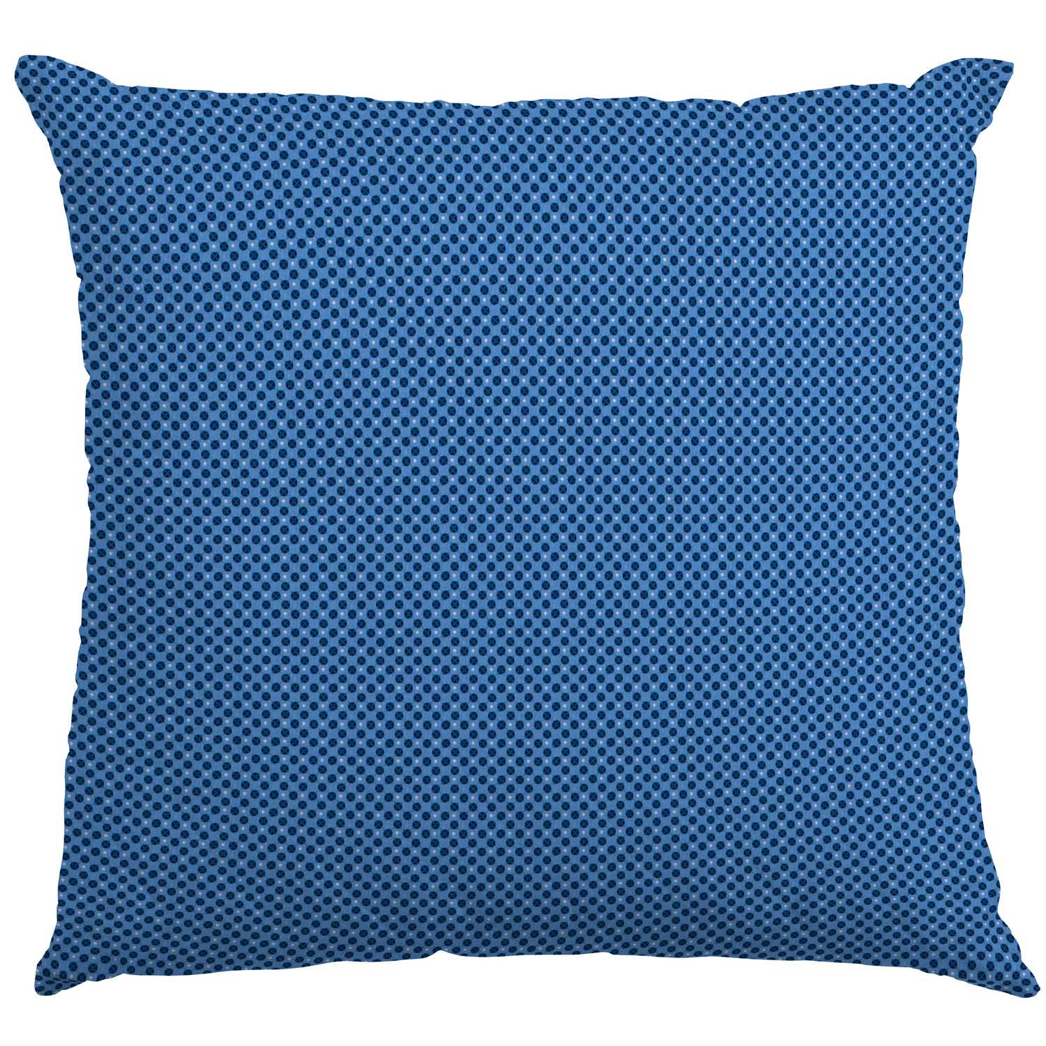 Blaue geometrische Popeline - Ribes y Casals