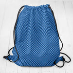Blaue geometrische Popeline - Ribes y Casals