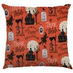 Halloween Popeline Orange - Ribes y Casals