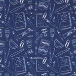 Popeline Hand Made Blue Denim - Ribes y Casals