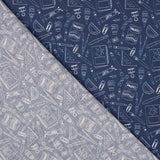 Popeline Hand Made Blue Denim - Ribes y Casals