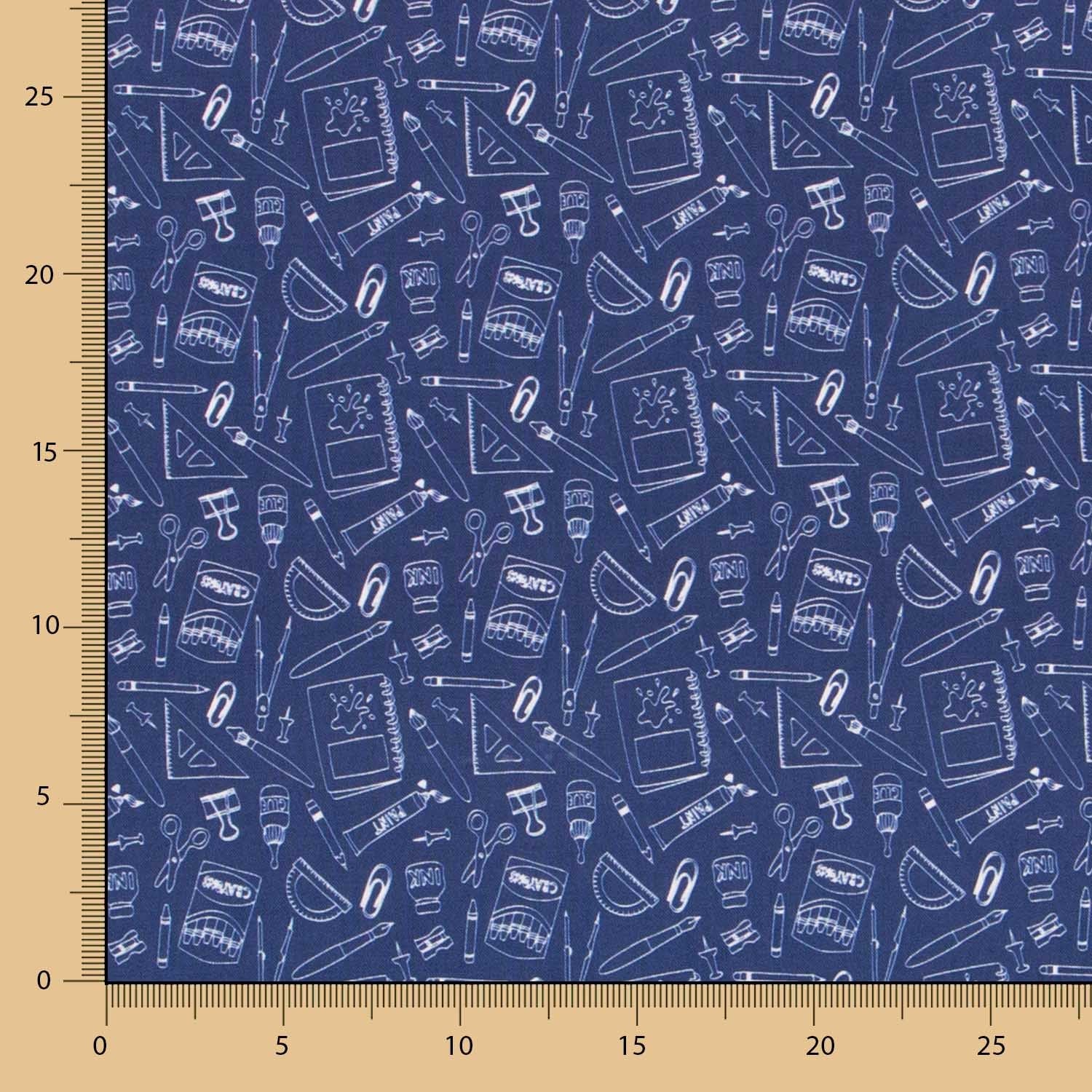 Popeline Hand Made Blue Denim - Ribes y Casals