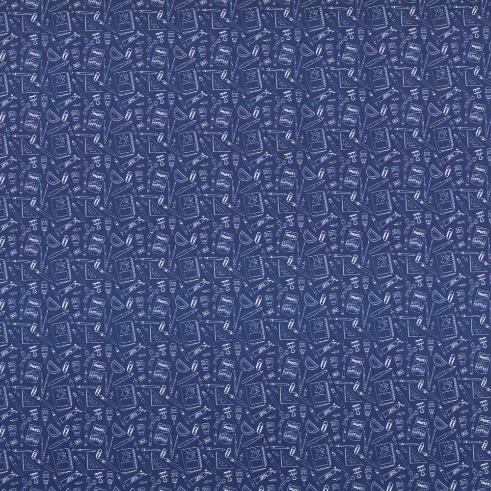 Popeline Hand Made Blue Denim - Ribes y Casals