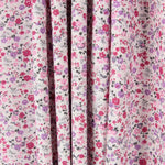 Glückliche Blumen Popeline Rosa - Ribes y Casals