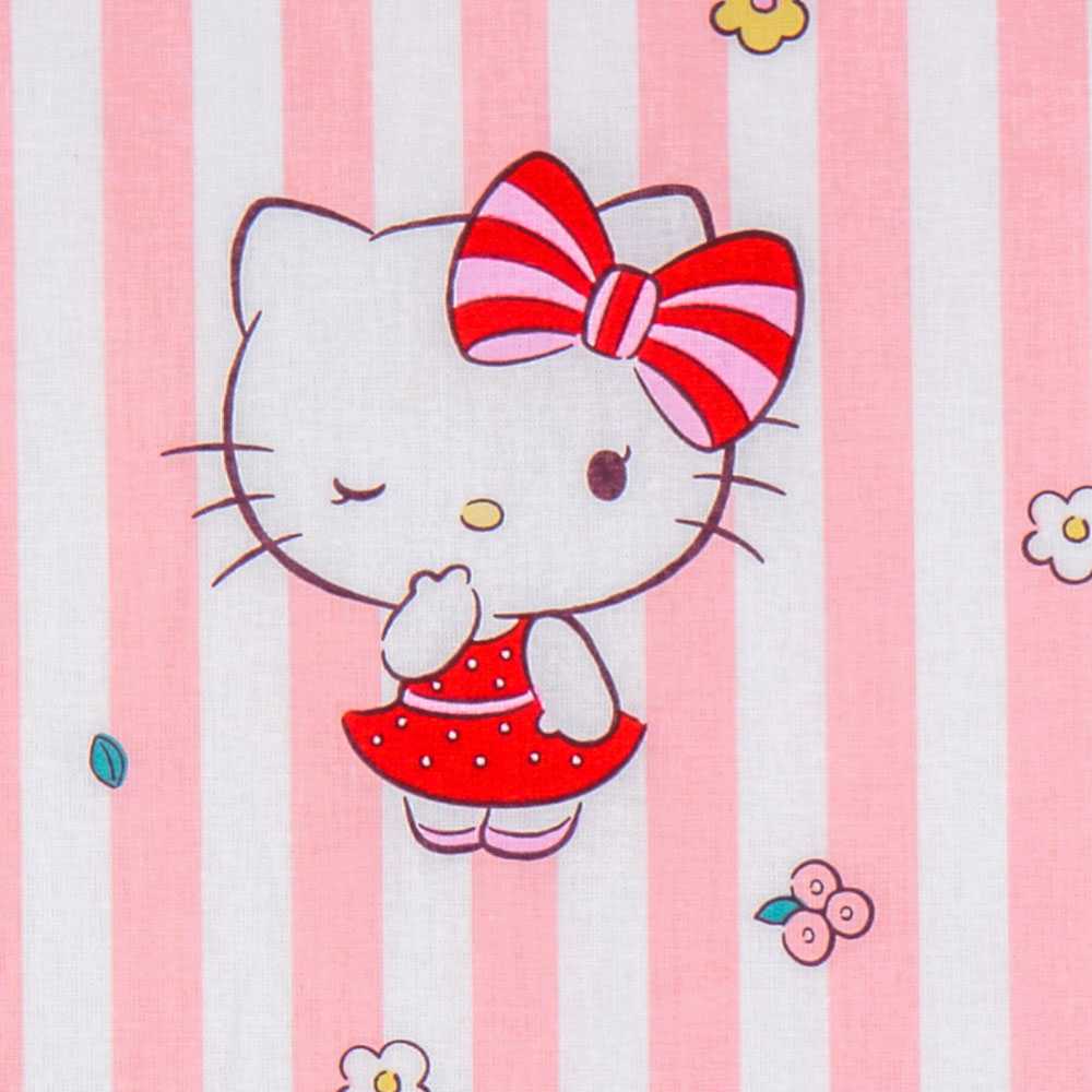 Hello Kitty Rosa Popeline - Ribes y Casals