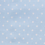 Kinder Popeline Polka Dots Blau - Ribes y Casals
