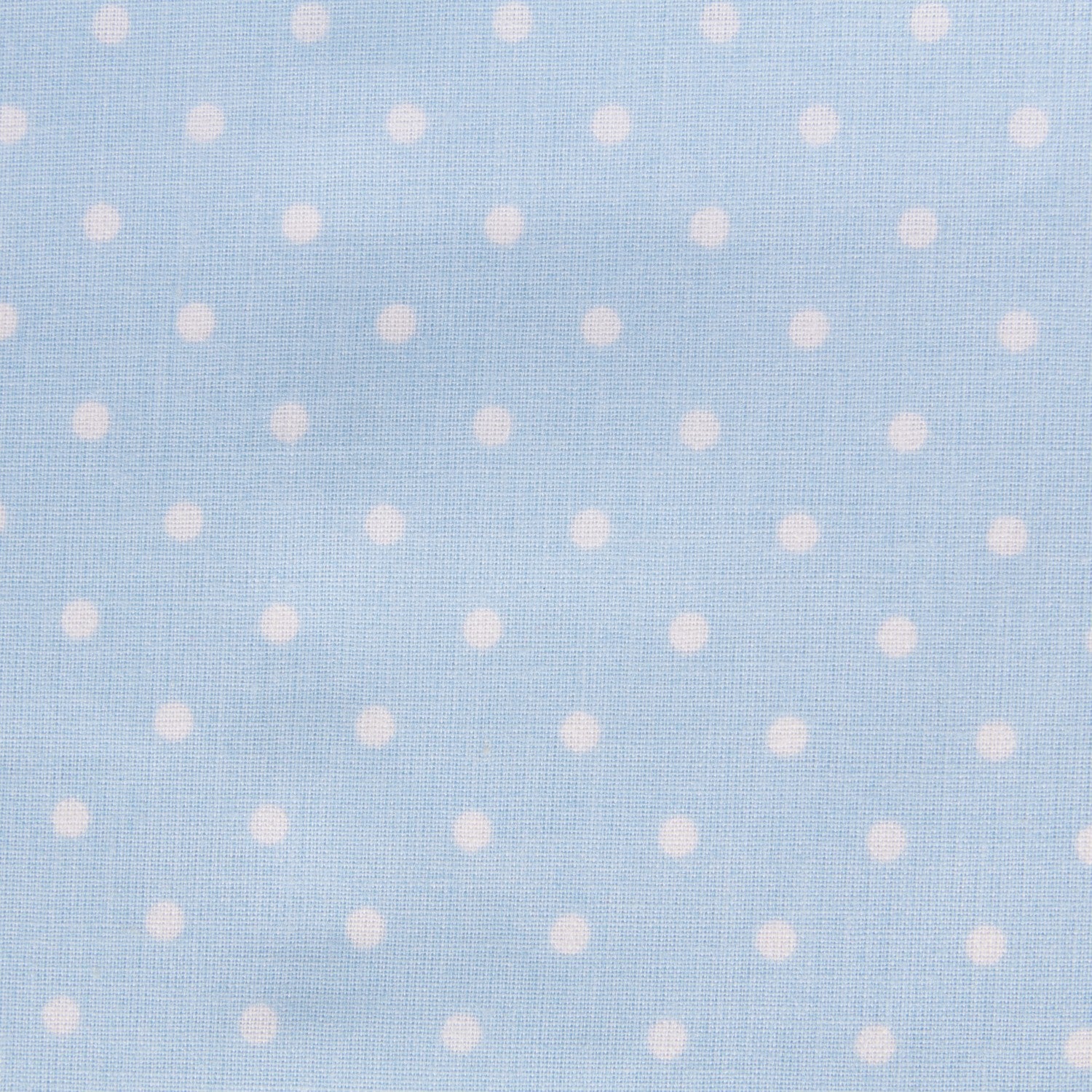 Kinder Popeline Polka Dots Blau - Ribes y Casals