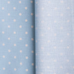 Kinder Popeline Polka Dots Blau - Ribes y Casals