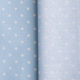 Kinder Popeline Polka Dots Blau - Ribes y Casals