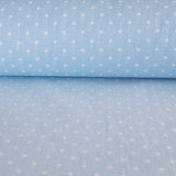 Kinder Popeline Polka Dots Blau - Ribes y Casals
