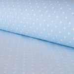 Kinder Popeline Polka Dots Blau - Ribes y Casals