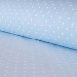 Kinder Popeline Polka Dots Blau - Ribes y Casals