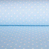 Kinder Popeline Polka Dots Blau - Ribes y Casals