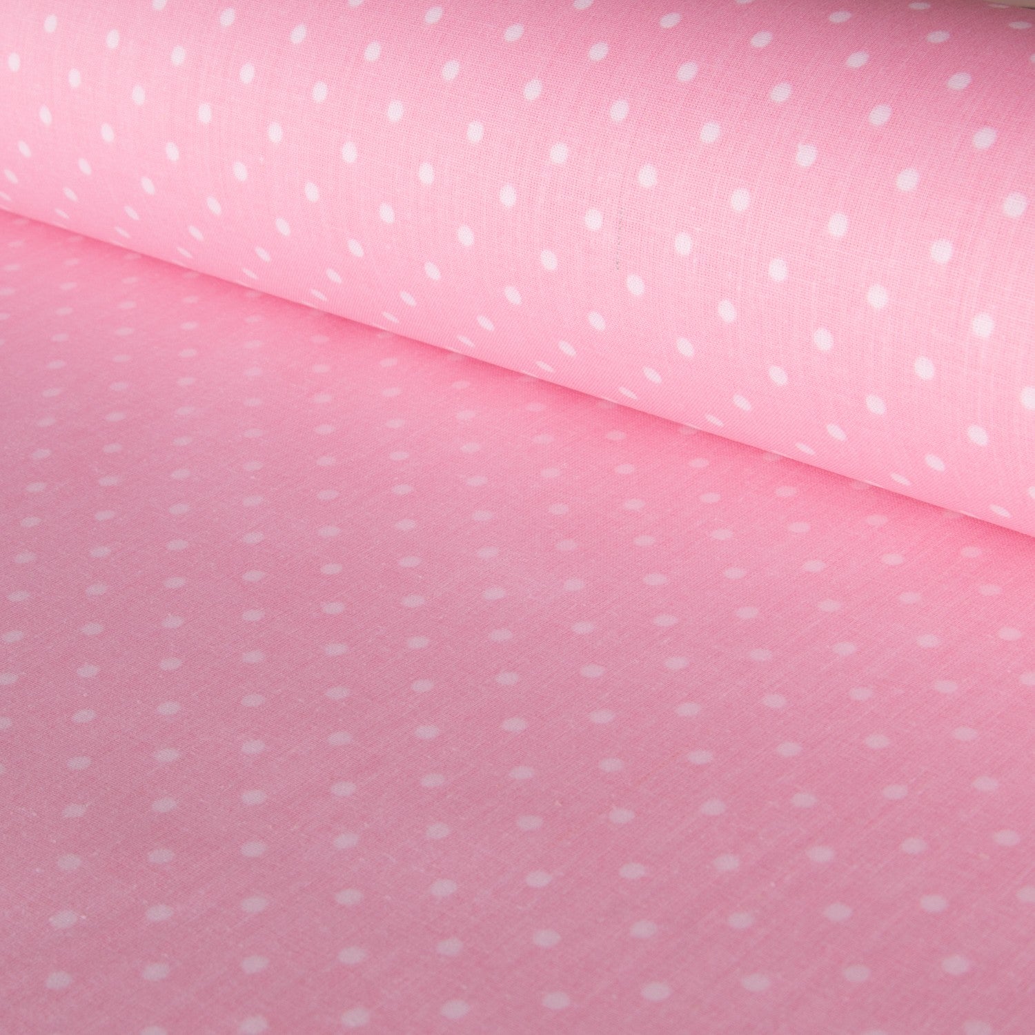 Kinder Popeline Rosa Polka Dots - Ribes y Casals