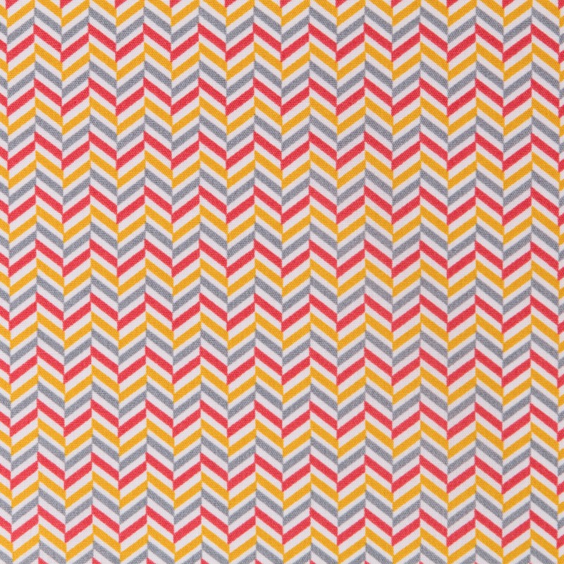 Kinder Popeline ZigZag Rot - Ribes y Casals