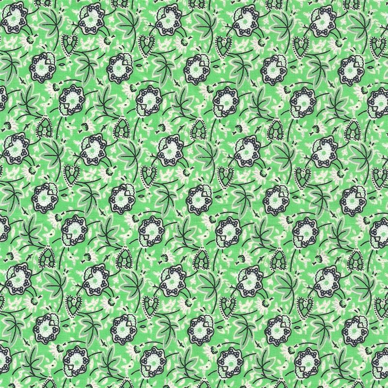 Liberty Poplin Grüner Hintergrund - Ribes y Casals