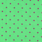 Fuchsia Wasser Polka Dot Popeline - Ribes y Casals