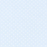 Polka Dot Popeline Hellblau Needle - Ribes y Casals