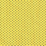 Gelbe Polka Dot Popeline Schwarz - Ribes y Casals