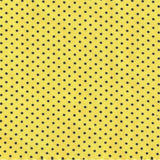 Gelbe Polka Dot Popeline Schwarz - Ribes y Casals