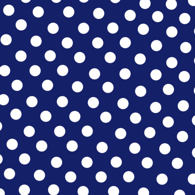 Sevillana Polka Dot Poplin Sevillana Blauer Hintergrund - Ribes y Casals