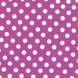 Sevillana Polka Dot Popeline Fuchsia Hintergrund - Ribes y Casals