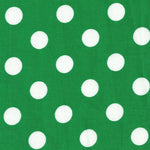 Popeline Dots Popeline Grün - Ribes y Casals