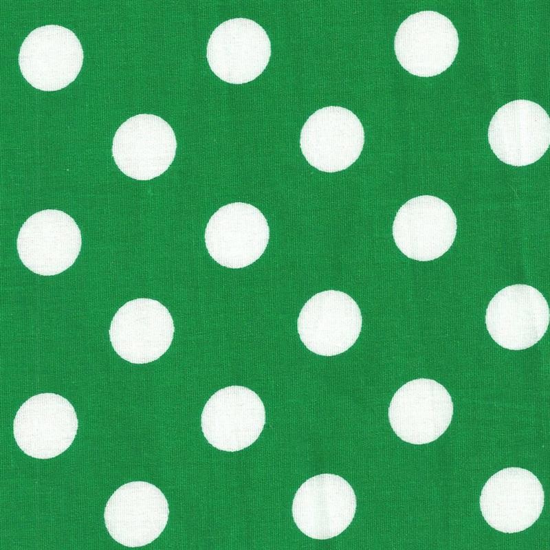 Popeline Dots Popeline Grün - Ribes y Casals