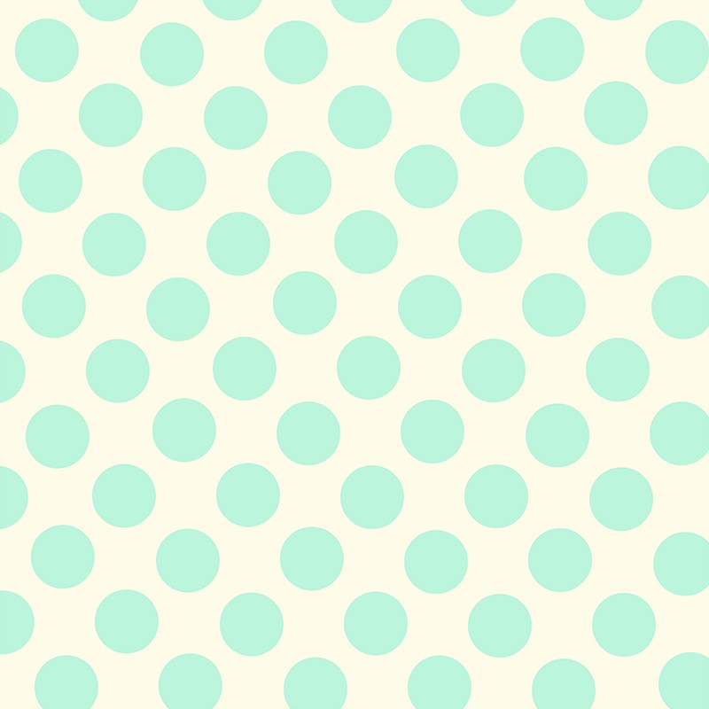 Polka Dots Flamenco Popeline Wasser 15mm - Ribes y Casals