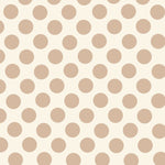 Flamenco Popeline Polka Dots Beige 15mm - Ribes y Casals