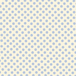 Flamenco Polka Dots Popeline Hellblau 7mm - Ribes y Casals
