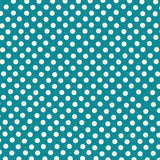 Flamenco Polka Dots Popeline Aquamarin Hintergrund 7mm - Ribes y Casals