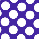 Flamenco Polka Dots Popeline Blau Hintergrund 60mm - Ribes y Casals