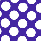 Flamenco Polka Dots Popeline Blau Hintergrund 60mm - Ribes y Casals