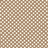 Flamenco Polka Dots Popeline Beige Hintergrund 7mm - Ribes y Casals