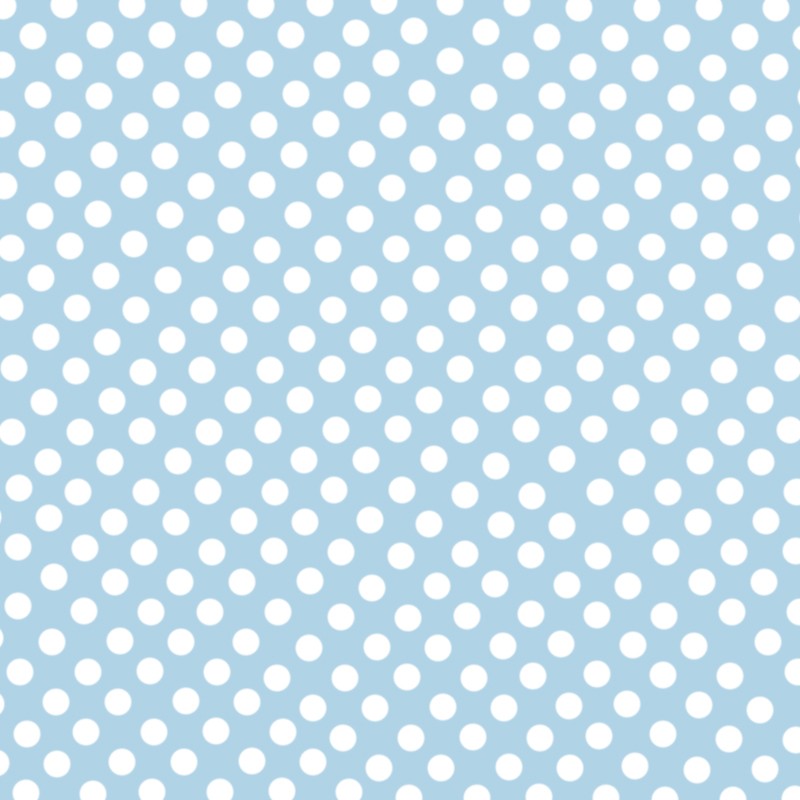 Flamenco Polka Dots Popeline Himmelblau Hintergrund 7mm - Ribes y Casals