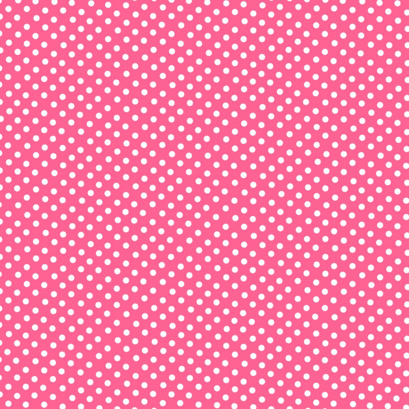 Flamenco Polka Dots Popeline Fuchsia Hintergrund 2mm - Ribes y Casals