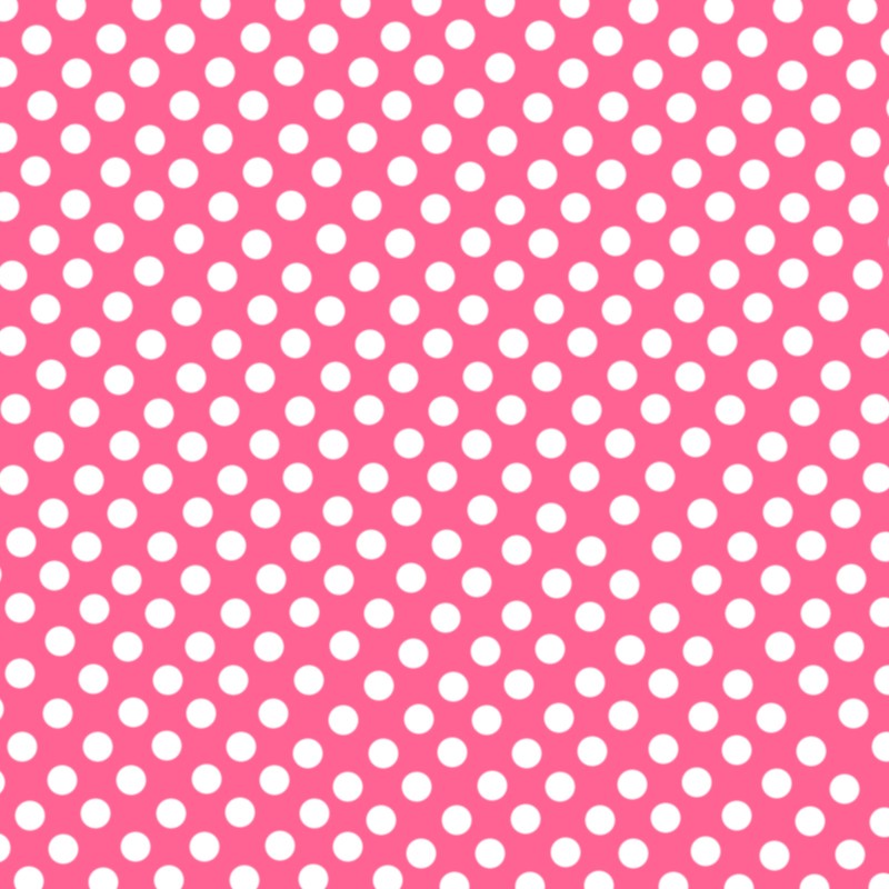 Flamenco Polka Dots Popeline Fuchsia Hintergrund 7mm - Ribes y Casals