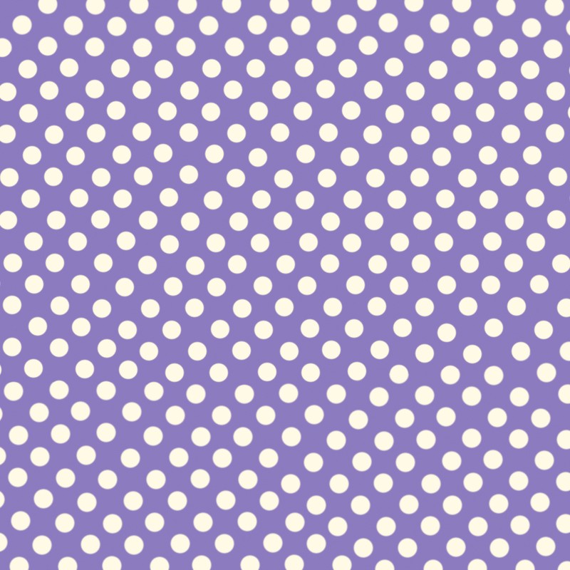 Flamenco Polka Dots Popeline Flieder Hintergrund 7mm - Ribes y Casals