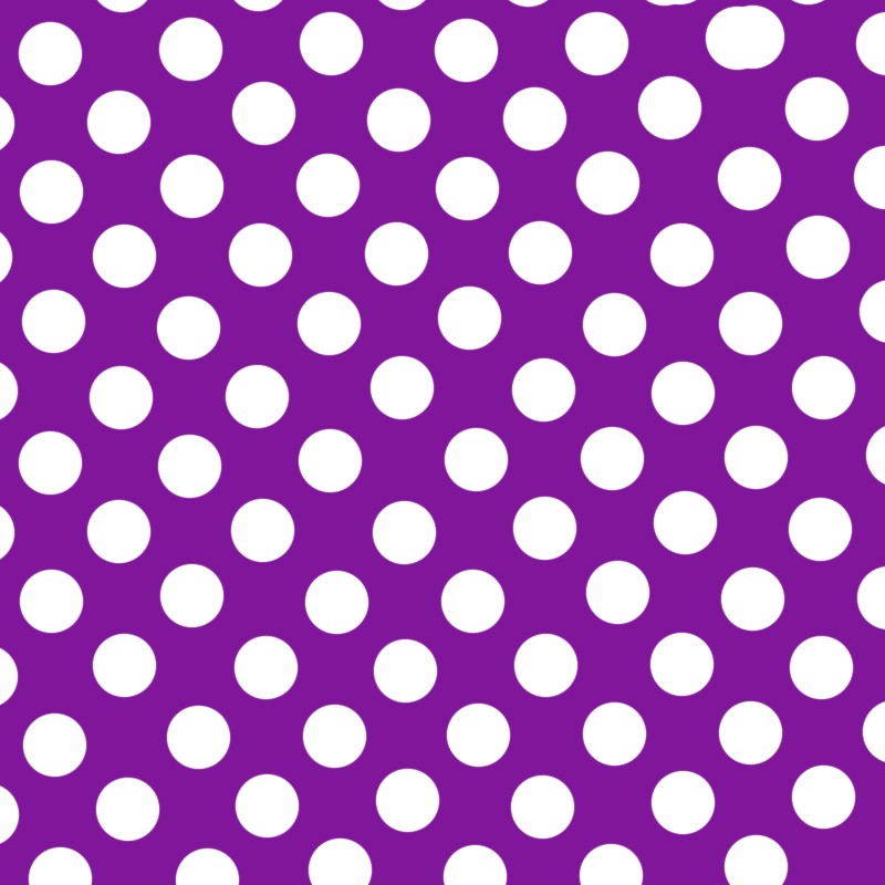 Flamenco Polka Dots Popeline Lila Hintergrund 15mm - Ribes y Casals