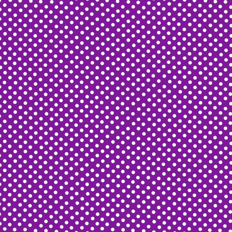 Flamenco Polka Dots Popeline Lila Hintergrund 2mm - Ribes y Casals