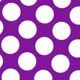 Flamenco Polka Dots Popeline Lila Hintergrund 60mm - Ribes y Casals