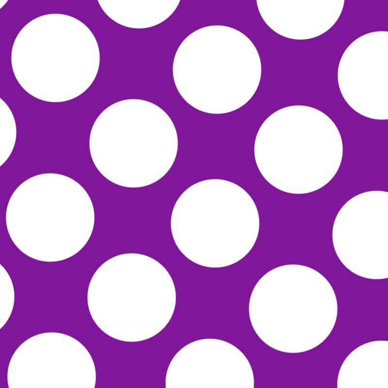 Flamenco Polka Dots Popeline Lila Hintergrund 60mm - Ribes y Casals