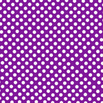 Flamenco Polka Dots Popeline Lila Hintergrund 7mm - Ribes y Casals