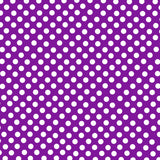 Flamenco Polka Dots Popeline Lila Hintergrund 7mm - Ribes y Casals